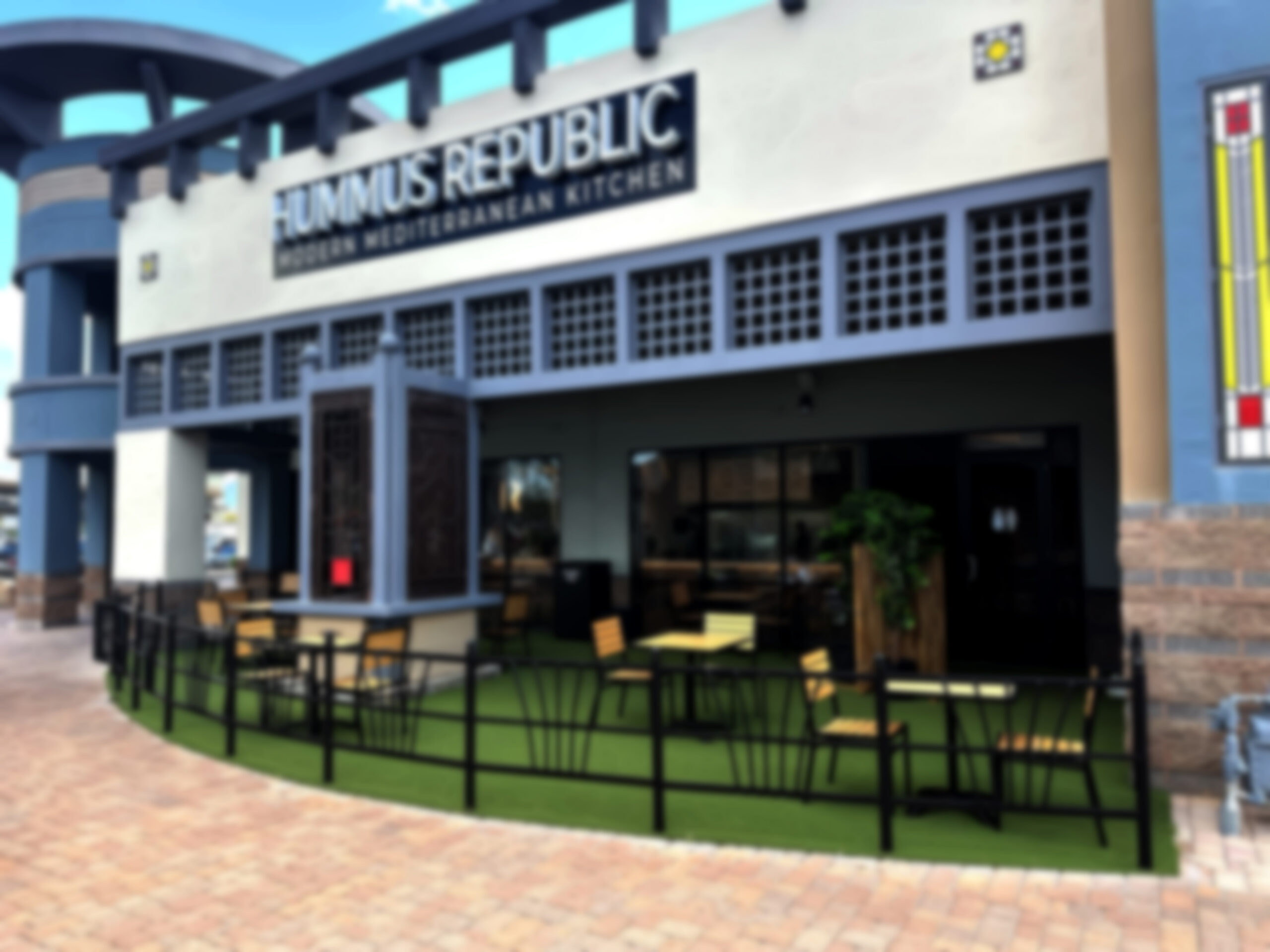 What Franchise Buyers Who Don't Qualify for SBA Loans Actually Do Instead A fast casual Mediterranean counter showcasing fresh hummus, pita, and shawarma — the authentic dishes behind why customers return to authentic food restaurants