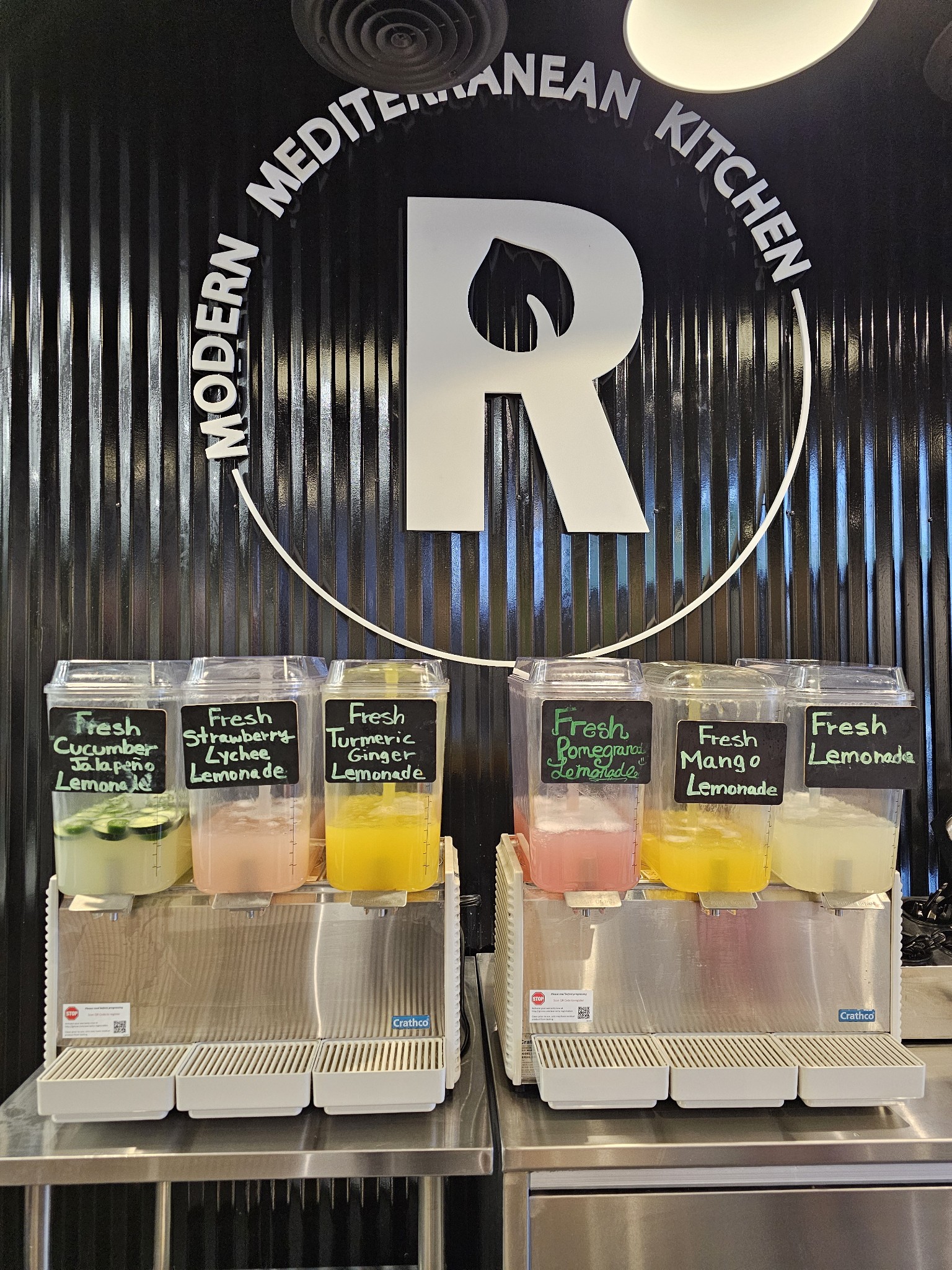 What a Franchise Startup Package Should Actually Include Before You Open a what is included in a franchise startup package overview shown through a fully stocked Hummus Republic counter with fresh Mediterranean dishes ready for opening day service